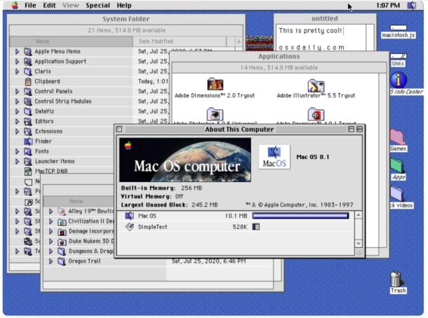 emulator mac os classic